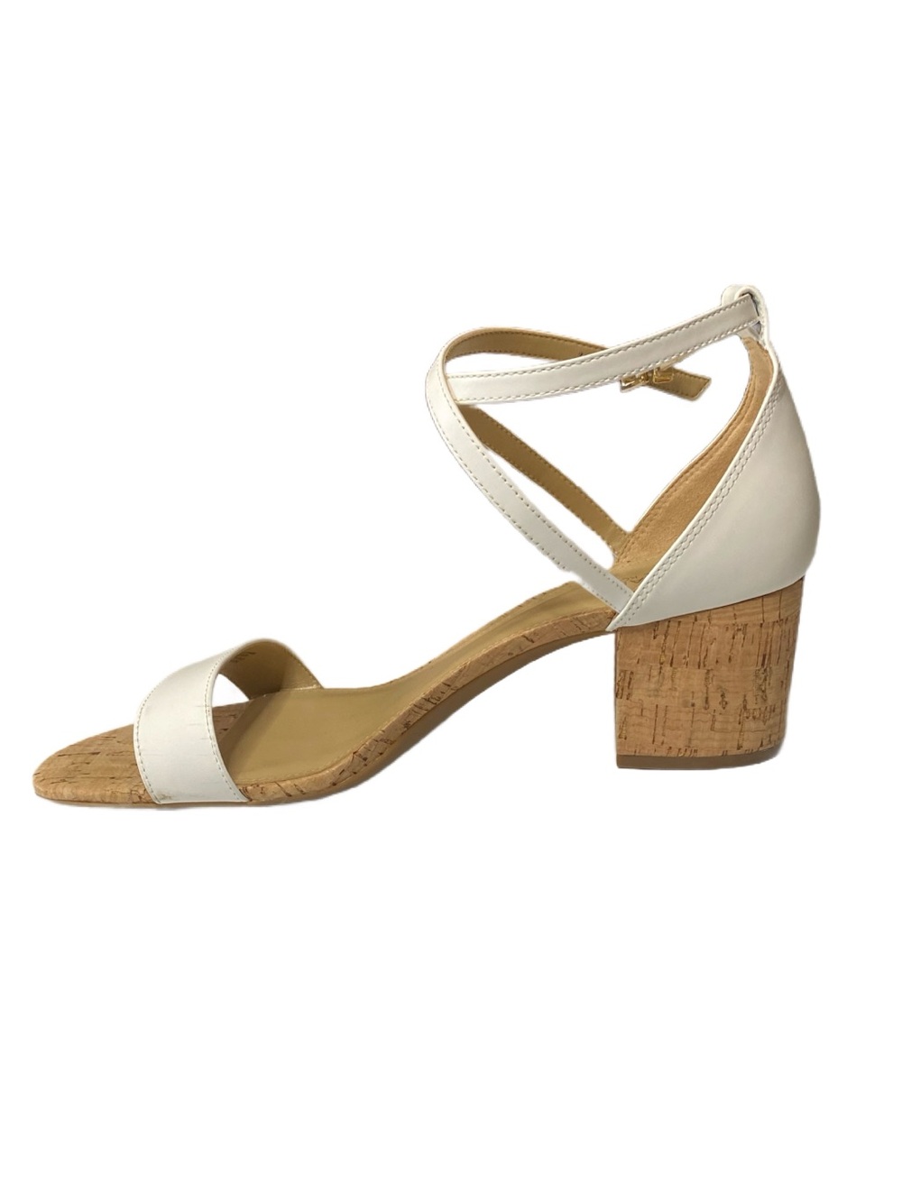 Michael Kors Serena Flex Leather/Cork Heel Size 8.5